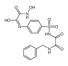 N-benzyl-N'-[4-[[2-(hydroxyamino)-2-oxoacetyl]amino]phenyl]sulfonyloxamide结构式