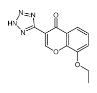 8-ethoxy-3-(2H-tetrazol-5-yl)chromen-4-one结构式