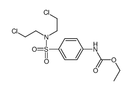 ethyl N-[4-[bis(2-chloroethyl)sulfamoyl]phenyl]carbamate Structure
