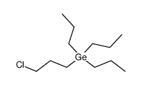 (3-chloropropyl)tripropylgermane结构式
