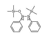 trimethyl-[phenyl-[phenyl(trimethylsilyloxy)silyl]silyl]silane结构式