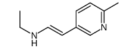 N-ethyl-2-(6-methylpyridin-3-yl)ethenamine结构式