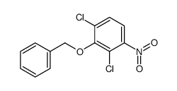 1-benzyloxy-2,6-dichloro-3-nitrobenzene Structure