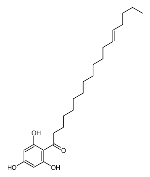 1-(2,4,6-trihydroxyphenyl)octadec-13-en-1-one Structure