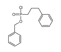 3-[chloro(phenylmethoxy)phosphoryl]propylbenzene结构式