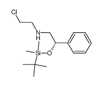 N-(2-chloroethyl)-2-tert-butyldimethylsilyloxy-2-phenylethanamine Structure