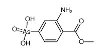 (3-amino-4-methoxycarbonyl-phenyl)-arsonic acid Structure