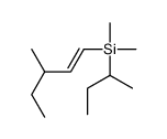 butan-2-yl-dimethyl-(3-methylpent-1-enyl)silane Structure