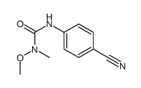 3-(4-cyanophenyl)-1-methoxy-1-methylurea结构式
