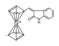 (E)-FeCp-羟吲哚结构式