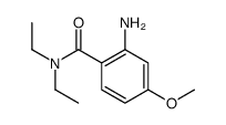 2-amino-N,N-diethyl-4-methoxybenzamide Structure