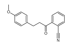 2'-CYANO-3-(4-METHOXYPHENYL)PROPIOPHENONE结构式