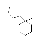 1-butyl-1-methylcyclohexane Structure