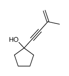 Cyclopentanol, 1-(3-methyl-3-buten-1-ynyl)- (7CI,9CI)结构式