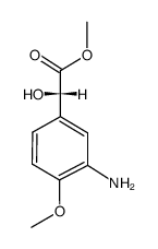3-amino-4-methoxy-L-mandelic acid-methyl ester结构式