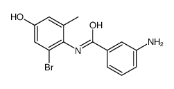 3-amino-N-(2-bromo-4-hydroxy-6-methylphenyl)benzamide Structure