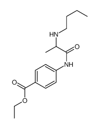 ethyl 4-[2-(butylamino)propanoylamino]benzoate Structure
