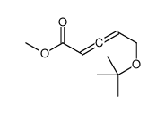 methyl 5-[(2-methylpropan-2-yl)oxy]penta-2,3-dienoate结构式