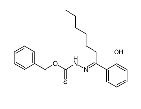 Benzyloxythiocarbonylhydrazon des 5-Methyl-2-hydroxy-caprophenons Structure