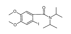 2-iodo-4,5-methoxy-N,N-diisopropylbenzamide Structure