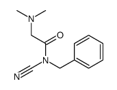 N-benzyl-N-cyano-2-(dimethylamino)acetamide Structure