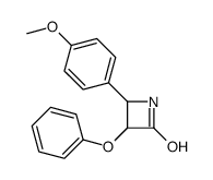4-(4-methoxyphenyl)-3-phenoxyazetidin-2-one Structure