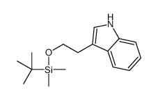 tert-butyl-[2-(1H-indol-3-yl)ethoxy]-dimethylsilane结构式