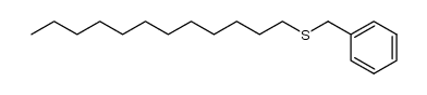 1-dodecylsulfanylmethylbenzene Structure