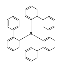 tris(2-phenylphenyl)borane Structure