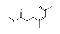 methyl 4,6-dimethyl-4,6-heptadienoate Structure
