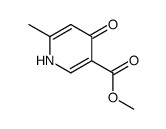 methyl 6-methyl-4-oxo-1H-pyridine-3-carboxylate结构式