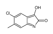 5-chloro-6-methyl-1H-indole-2,3-dione Structure