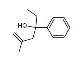 2-Methyl-4-phenyl-1-hexen-4-ol Structure