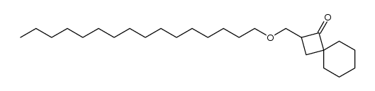 2-[(hexadecyloxy)methyl]spiro[3.5]-1-nonanone Structure