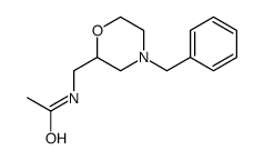 N-[(4-benzylmorpholin-2-yl)methyl]acetamide Structure