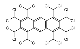 1,2,3,4,5,6,7,8-octakis(dichloromethyl)anthracene Structure