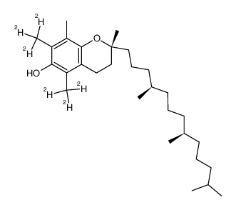 α-Tocopherol-d6 Structure