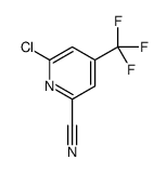 6-氯-4-(三氟甲基)吡啶腈结构式
