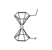 fluorobenzene(ethylbenzene)chromium Structure