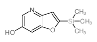 2-(三甲基甲硅烷基)呋喃并[3,2-b]吡啶-6-醇结构式