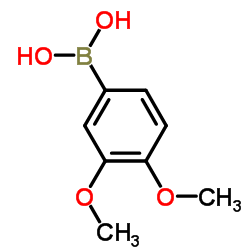 3,4-二甲氧基苯硼酸结构式