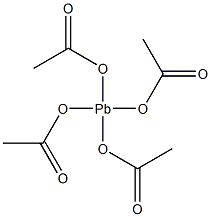 tris(acetyloxy)plumbyl acetate Structure