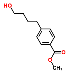 甲基4-(4-羟基丁基)苯甲酸酯结构式