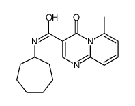 N-cycloheptyl-6-methyl-4-oxopyrido[1,2-a]pyrimidine-3-carboxamide Structure