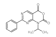 1-异丙基-7-苯基-1H-嘧啶并[4,5-d][1,3]噁嗪-2,4-二酮结构式