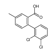 2-(2,3-dichlorophenyl)-5-methylbenzoic acid结构式