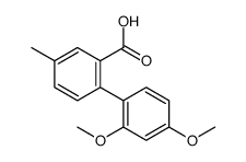 2-(2,4-dimethoxyphenyl)-5-methylbenzoic acid Structure