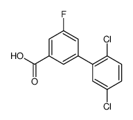3-(2,5-dichlorophenyl)-5-fluorobenzoic acid结构式