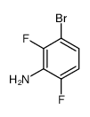 3-溴-2,6-二氟苯胺结构式