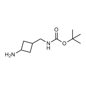 ((3-氨基环丁基)甲基)氨基甲酸叔丁酯结构式